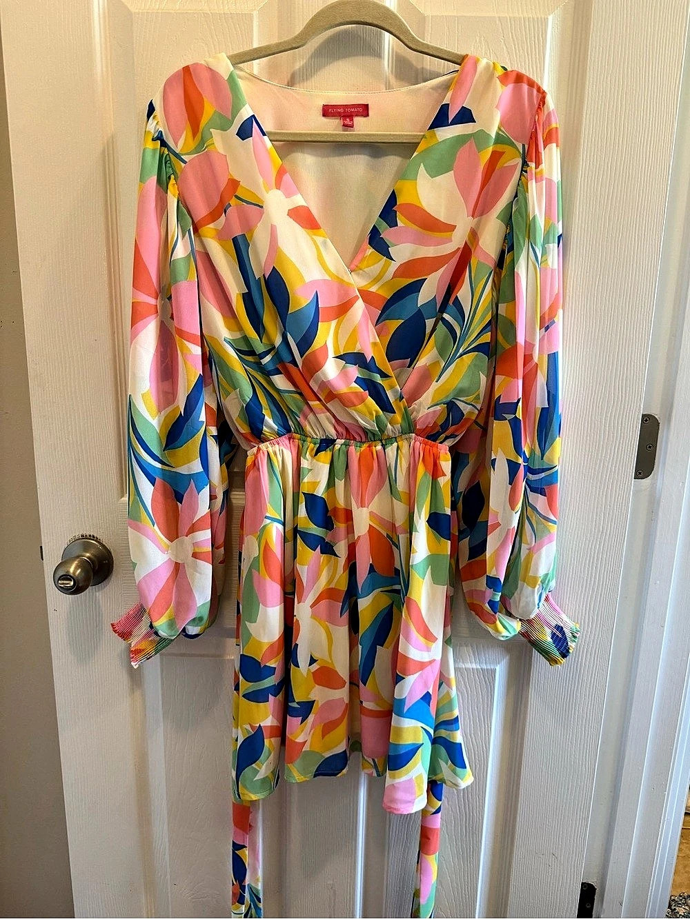 Flying Tomato Abstract Print Mini Dress Size Small